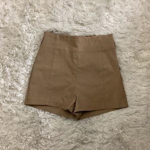 NWT Khaki high waist shorts